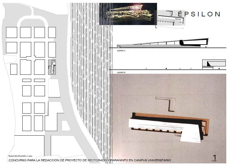 Miniatura: PARANINFO Y RECTORADO EN CAMPUS UNIVERSITARIO. Arch. Editables