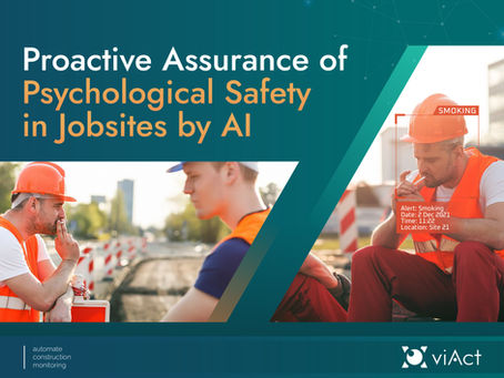 Proactive Assurance of Psychological Safety in Construction Jobsites with AI