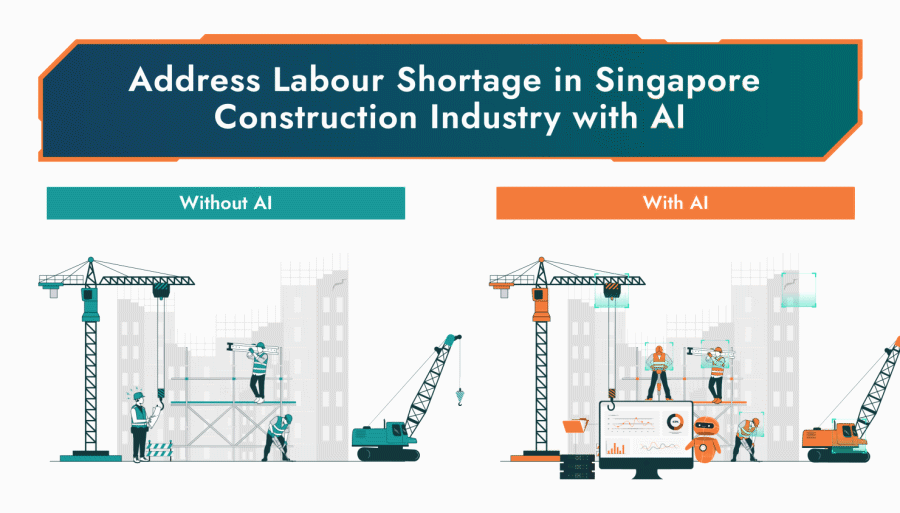 AI addressing Labor Shortages in Singapore Construction Industry
