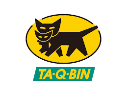 Simbolo da Ta-Q-Bin são dois gatos pretos em um fundo amarelo