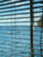 Vista da janela do mar