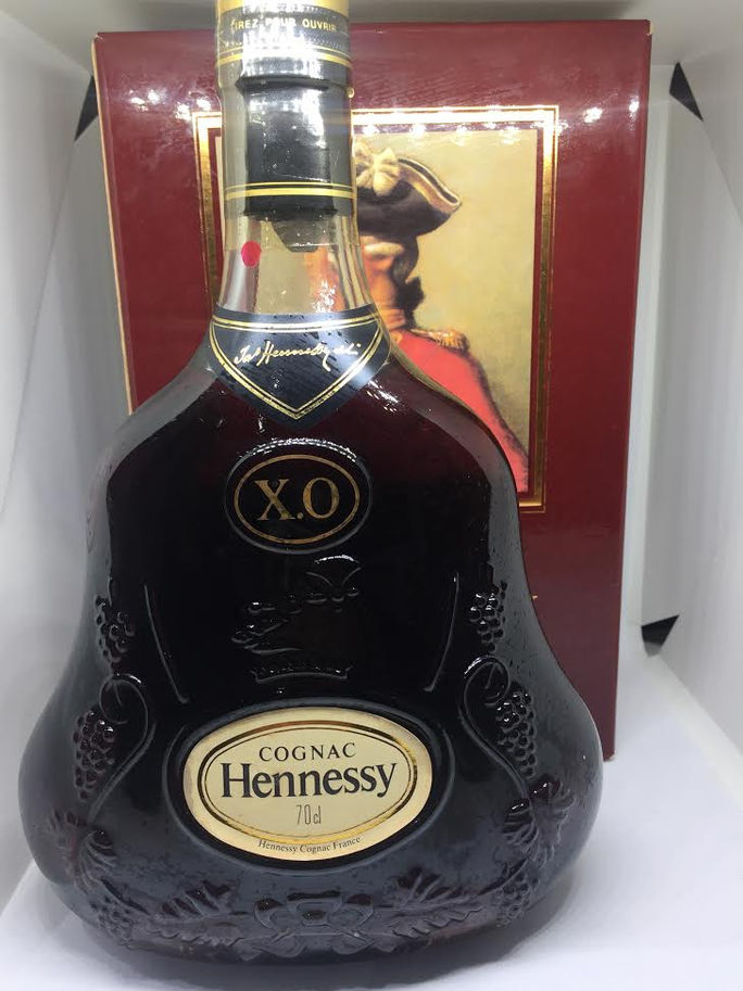 本日の買取実績☆洋酒　ヘネシー　金キャップ　クリアボトル
