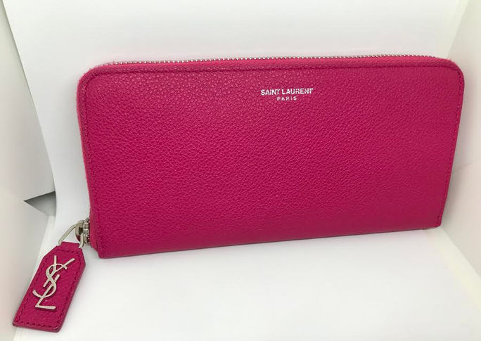 本日の買取実績☆かわいいピンクが印象的♪サンローラン　長財布