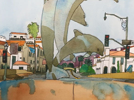 Local watercolor teacher puts love for Santa Barbara into upcoming exhibit