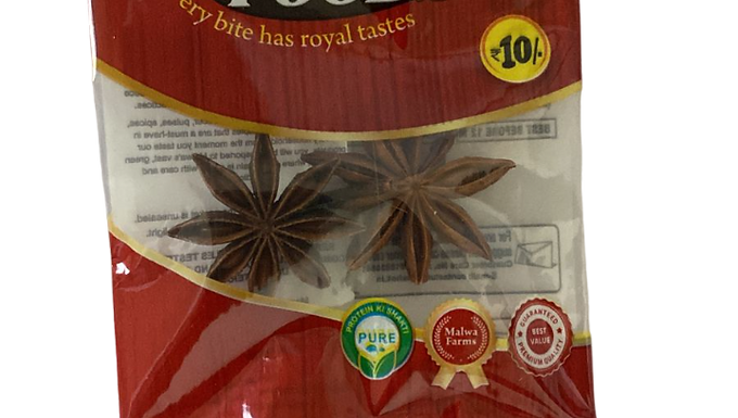 Malwa Foods - Star Flower - Badhiyan (pkt Rs. 10)