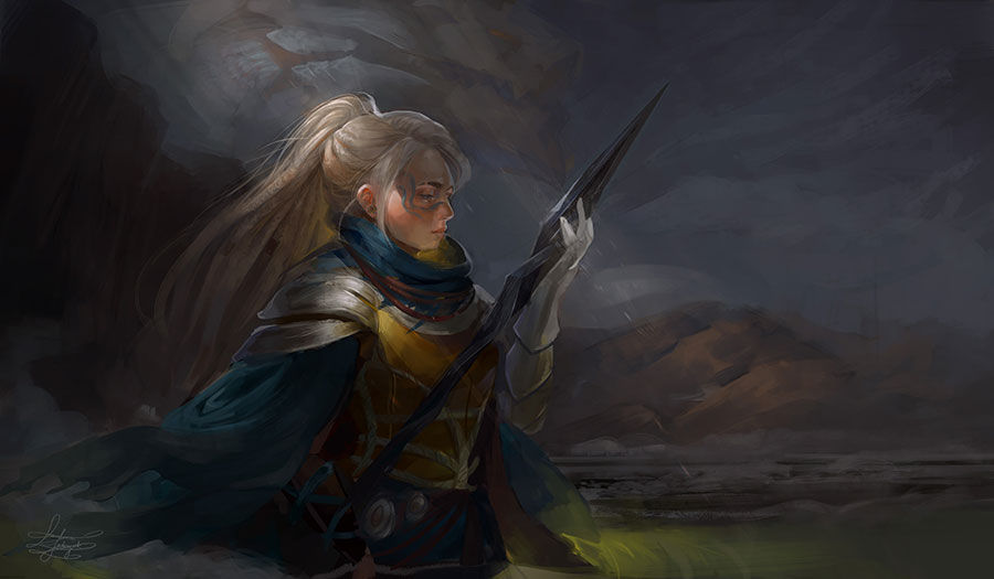 3D Savaşçı Duvar Kağıtları | Kadın Savaşçı Tablo Çizim Duvar Kağıtları