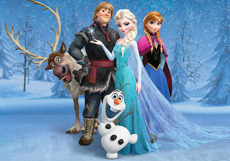 Elsa Anna Olaf Duvar Kağıdı Anna Elsa Olaf Kristoff Duvar Resimleri