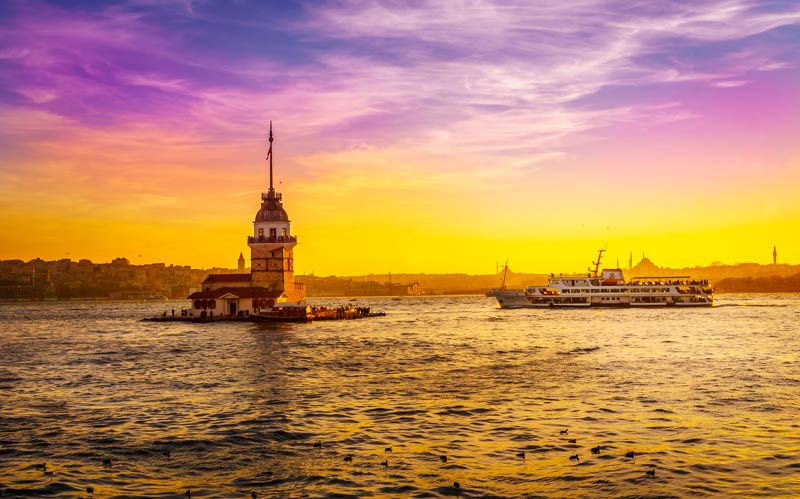 Kız Kulesi Manzaralı Duvar Kağıdı | Kız Kulesi Duvar Kağıdı