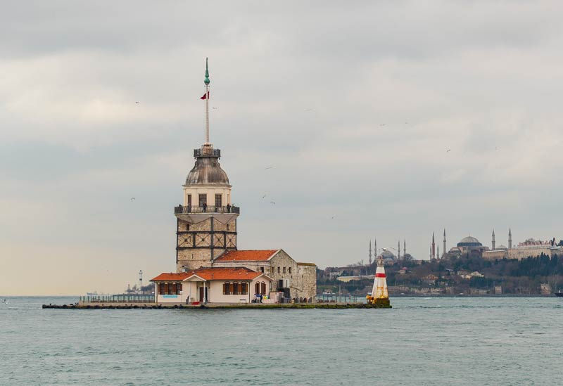 İstanbul Kız Kulesi Manzara Duvar Kağıdı | Kız Kulesi Duvar Kağıdı