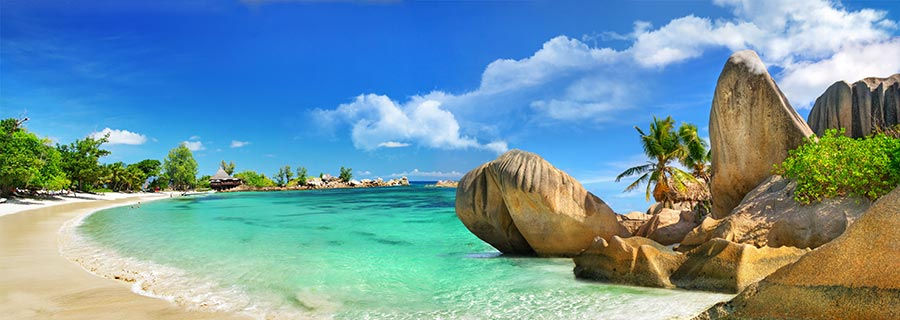 3 Boyutlu Deniz Kenarı Duvar Kağıtları | 3D HD Taş Sahil Duvar Kağıtları