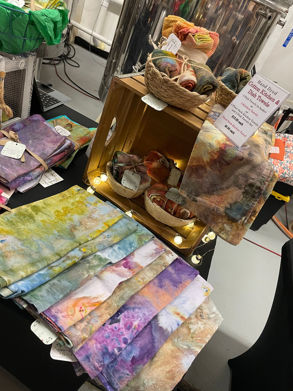 Bye-I Brewing Christmas Pop Up: Table Linens and Kitchen Towels 2024