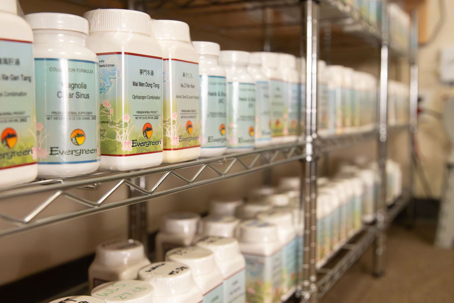 The herbalist shelves, herbal therapy