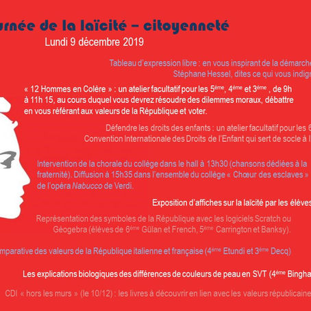 Journée de la laïcité 2019