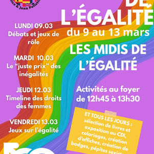 Semaine de l’égalité