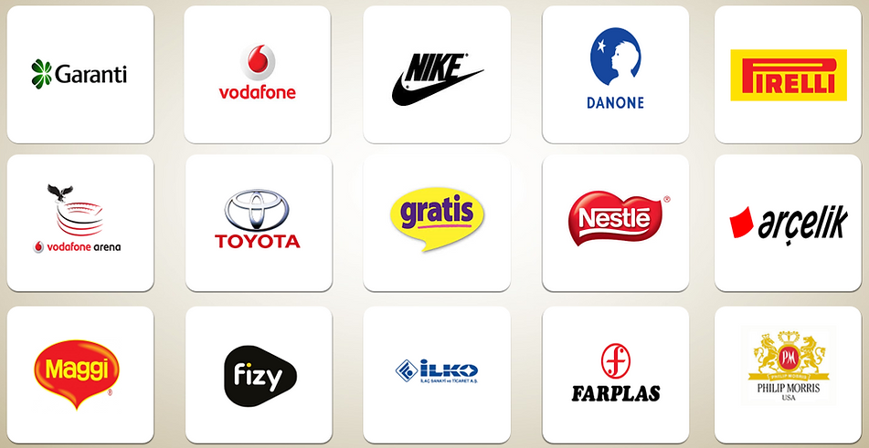 Türkiyenin en büyük firmaları bizi tercih etti! Çalışma fırsatı bulduğumuz firmalar