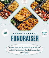 Panda Express fundraiser 01/26