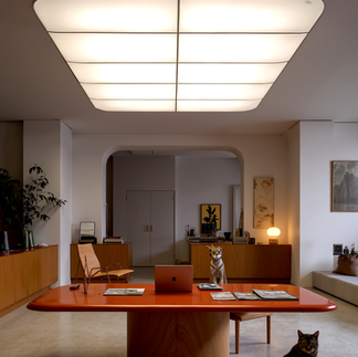 Interior design company project in Belgrade showing modern workspace and residential interior with premium European furniture by Zios Studio