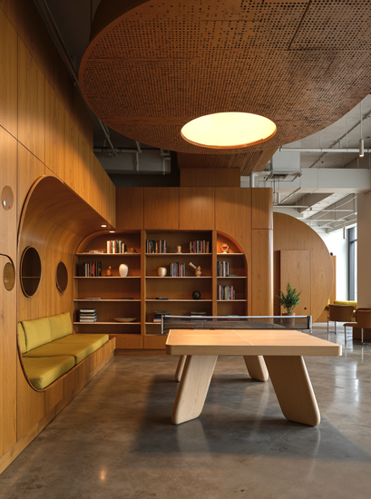 Interior architect project in Belgrade showing modern workspace and residential interior with premium European furniture by Zios Studio