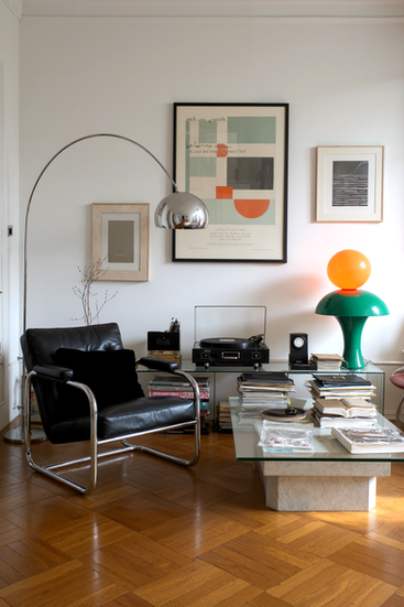 Interior architect project in Belgrade showing modern workspace and residential interior with premium European furniture by Zios Studio