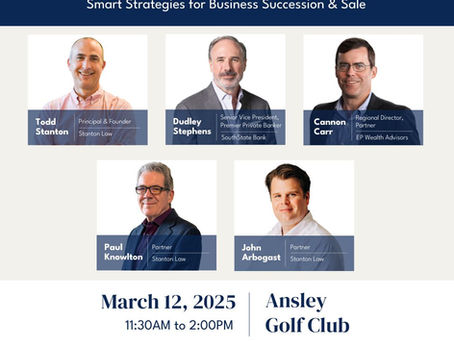 The Art of the Exit: Succession & Sale