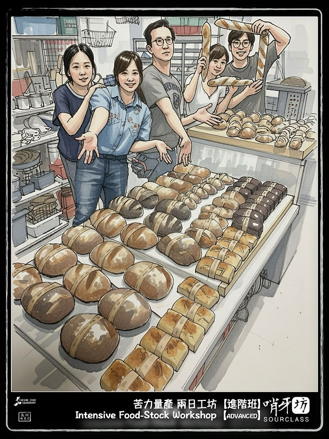 進階-苦力量產兩日工坊, Advanced – 2 days Intensive Food‑Stock