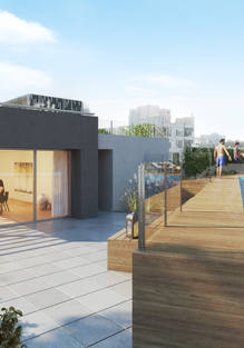 Terraza y piscina
