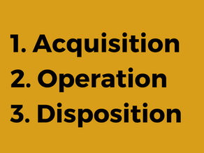 The 3 Stages of An Investment Property