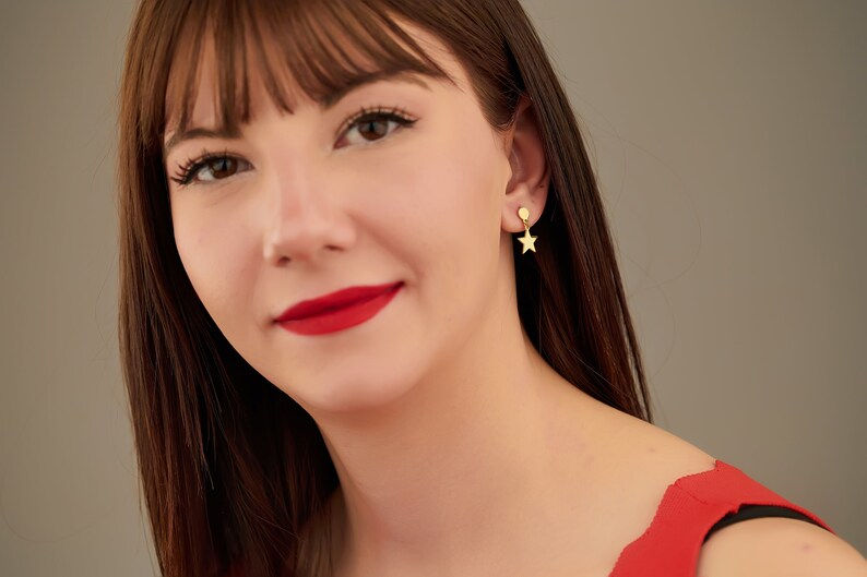 Thumbnail: Star Dangle Earrings