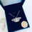 Thumbnail: Sterling Silver Monarch Butterfly Necklace - Birds Nest Design