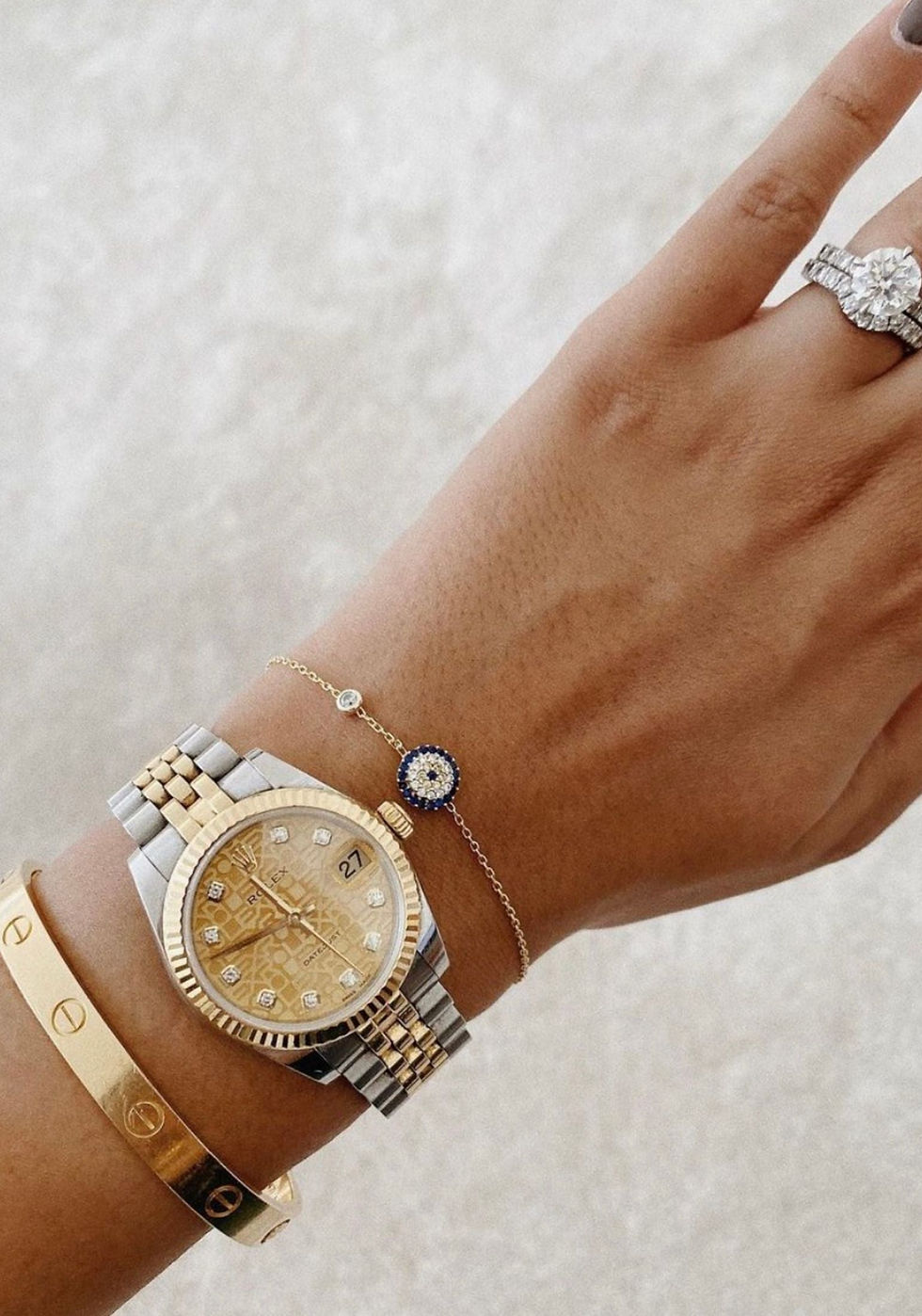 Thumbnail: Evil Eye Bracelet Gold