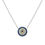 Thumbnail: Evil Eye Necklace Silver