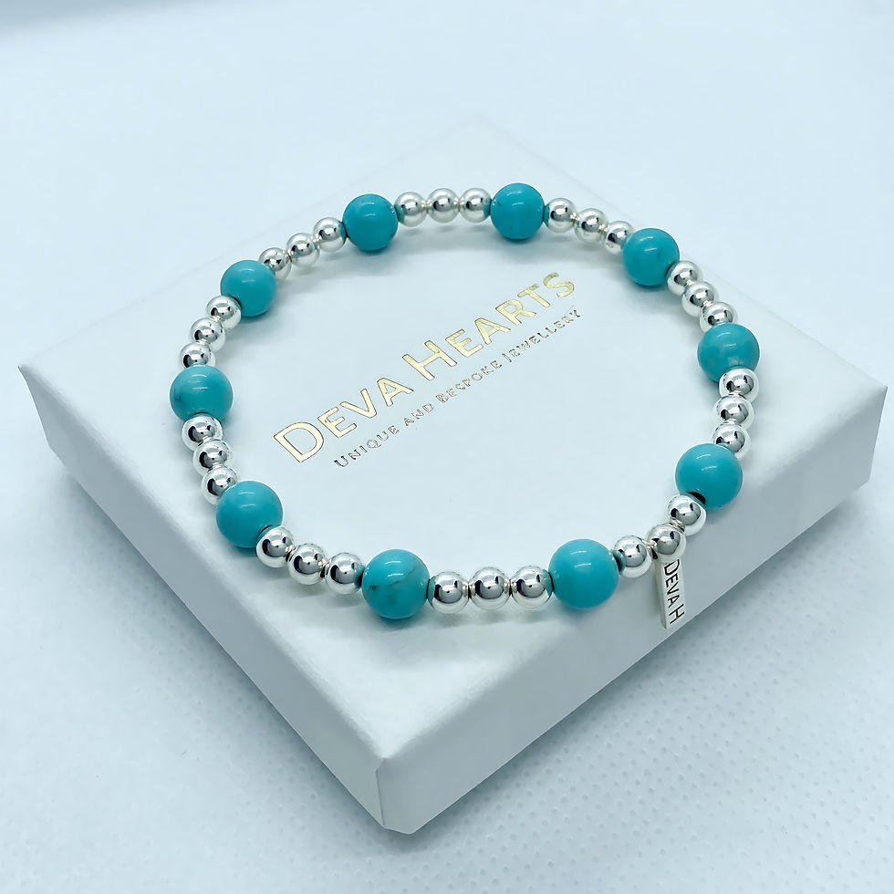 Thumbnail: Deva Hearts Ocean Wave Bracelet