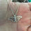 Thumbnail: Sterling Silver Monarch Butterfly Necklace - Birds Nest Design