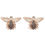 Thumbnail: Honey Bee Stud Earrings Rosegold