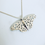 Thumbnail: Sterling Silver Monarch Butterfly Necklace - Birds Nest Design