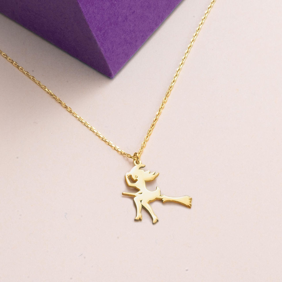 Thumbnail: Halloween Witch Necklace