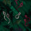 Thumbnail: Viper Snake Drop Earrings Gold Emerald