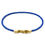 Thumbnail: Azure Blue Talbot 9ct Yellow Gold and Stingray Leather Bracelet
