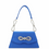Thumbnail: Elegant Crystal Glitter Double Bow Top Handle Bag