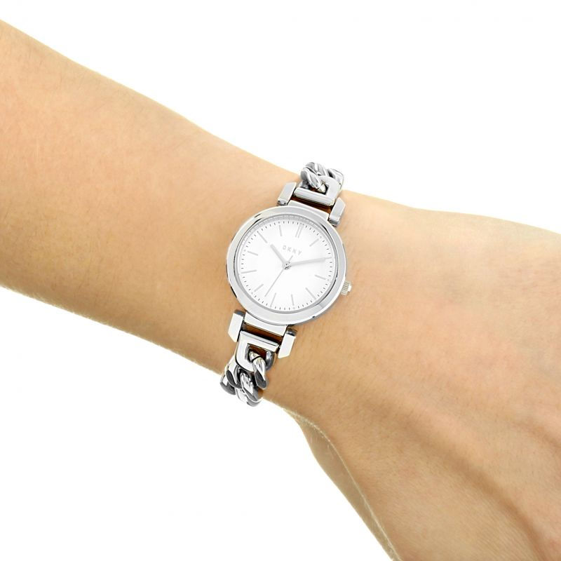 Thumbnail: DKNY Ladies Silver Ellington Watch NY2664