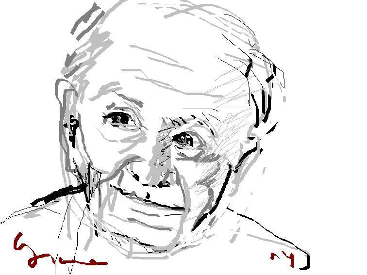 Retrato em arte digital.