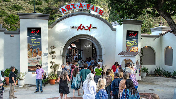 The entrance to the Laguna Art-A-Fair. Photo courtesy of Laguna Art-A-Fair