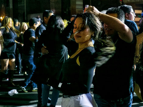 Santa Ana’s Monthly Cumbia DJ Spinfest Brings Dancers and Memories