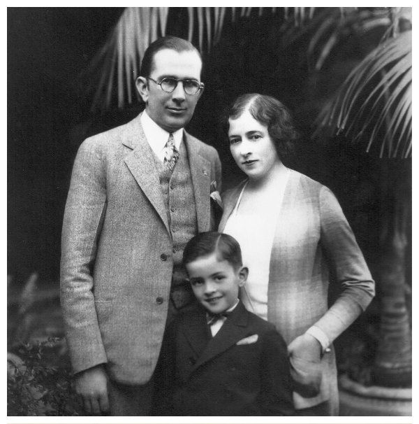 Walter and Adella Muckenthaler married in 1918. Their first, and only, child, Harold, was born in 1922. Photo courtesy of the Launer Local History Room at the Fullerton Library