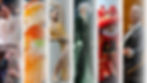 Images from Culture stories from the past year. From left, Adam Koda and Samuel Schneider in “All’s Well That Ends Well” at the New Swan Theater; the salmon platter at Waka Sakura; Tara Ghassemieh as Muse-ic in “Tchaikovsky: A Love Letter”; concept art from“Wicked” featuring Michelle Yeoh as Madame Morrible; a dragon dancer from the 2025 Tet parade in Westminster; and Alexander Shelley, the new artistic director designate of the Pacific Symphony. Photo collage by Heide Janssen, Culture OC