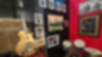 A display of artifacts from the band Social Distortion. This band formed in Fullerton in 1978 and blew up after signing its first major record deal in 1989 with Epic Records. Photo by Joel Beers, Culture OC