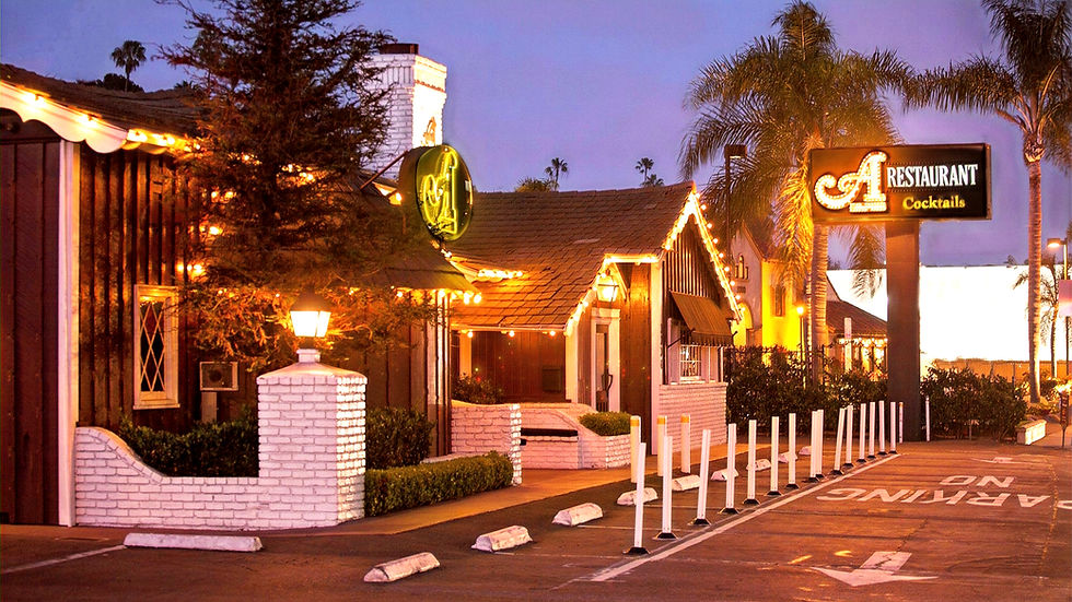 A Restaurant, as it looks today on Pacific Coast Highway. Photo courtesy of A Restaurant