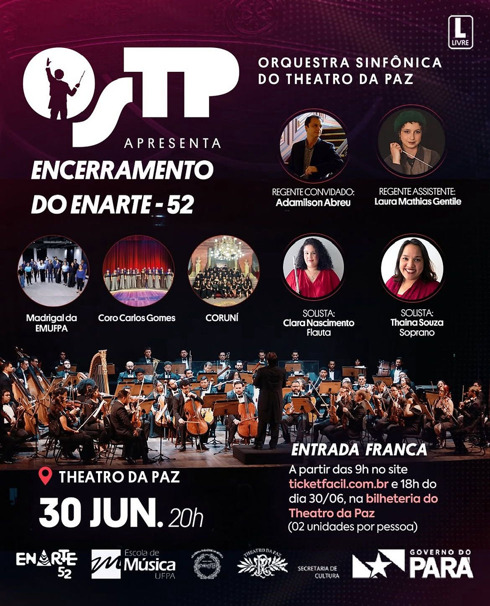 ENARTE 52 - Orquestra Sinfônica do Theatro da Paz