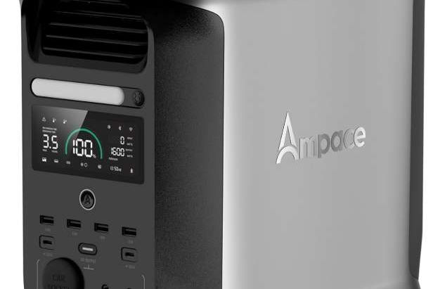 Portable Power Station Andes 1500, Full Charge in 55 Min, 1462Wh LiFePO4 Battery, 2400W (Peak 3600W) Solar Generator for Home Backup, Power Outages, Camping & RVs(Solar Panel Optional)