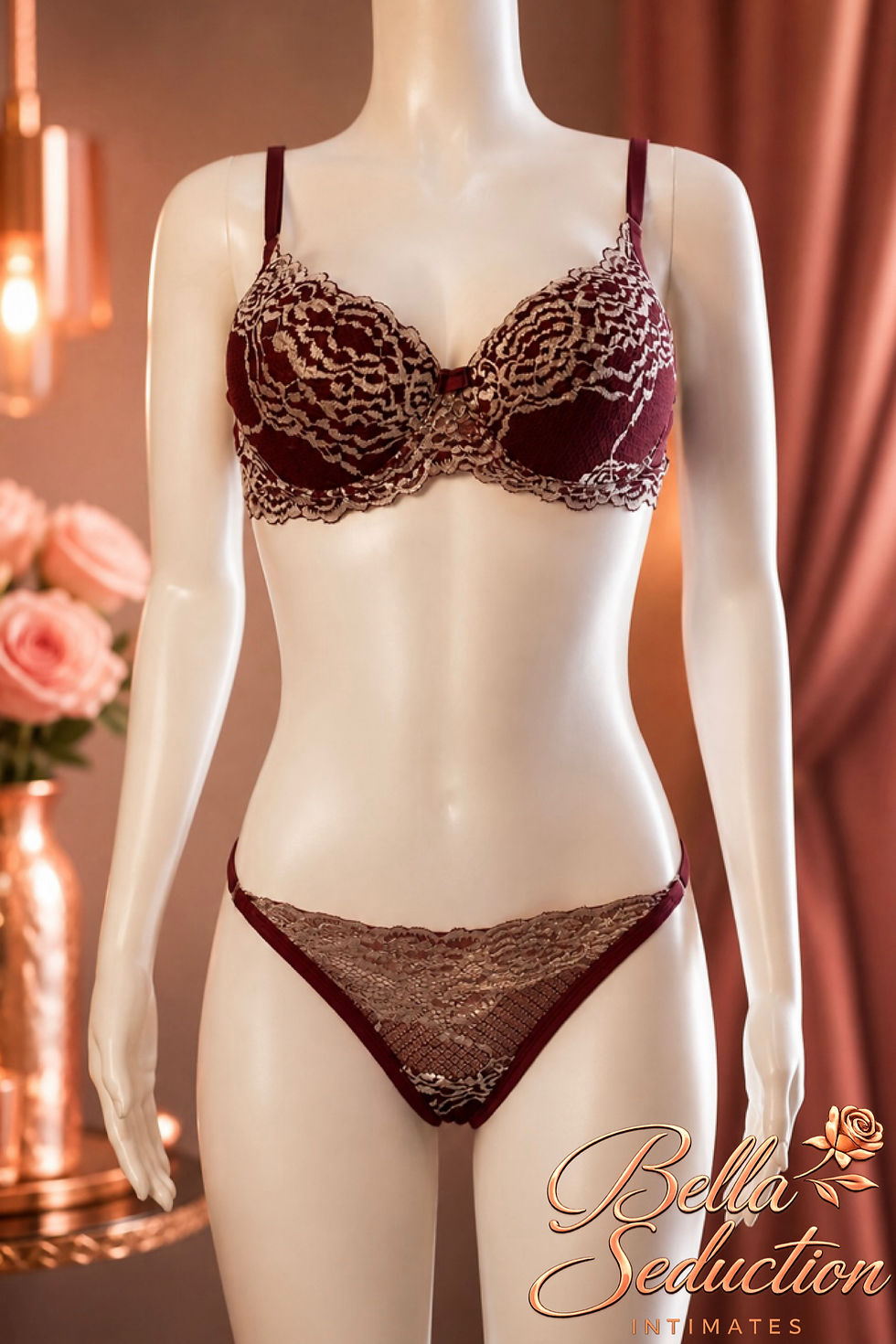 Thumbnail: Heart Tease Lace Set – “Faz o Pix” Edition